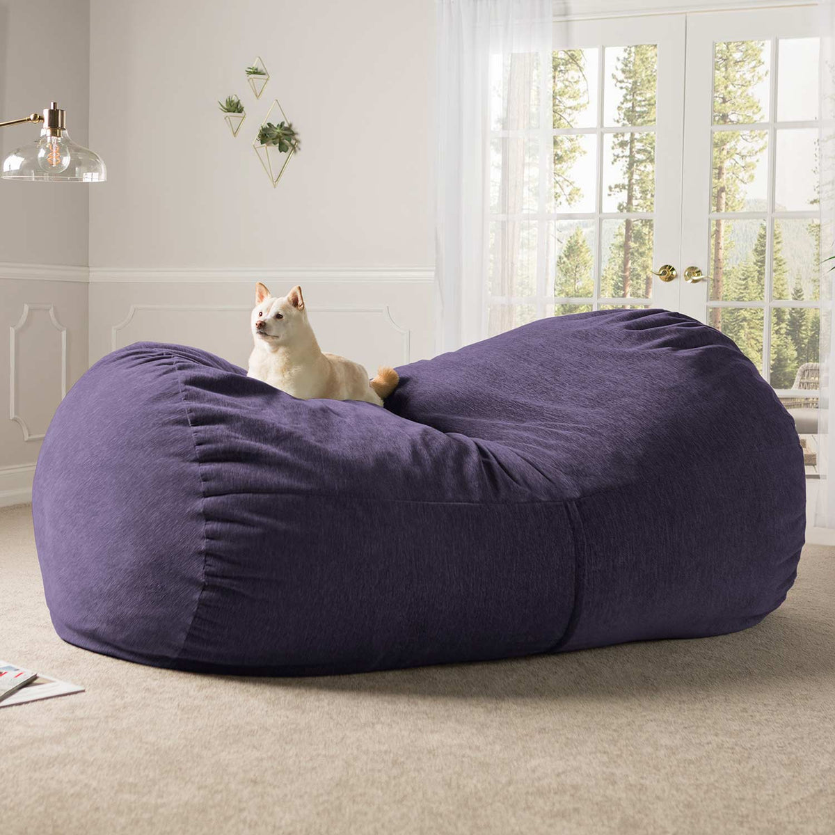 Giant purple bean cheap bag