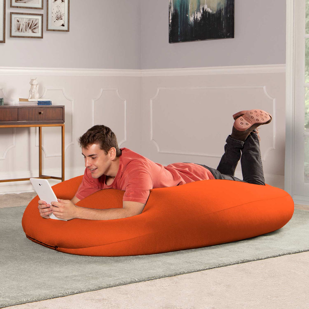 Jaxx Nimbus Large Bean Bag Chair Orange