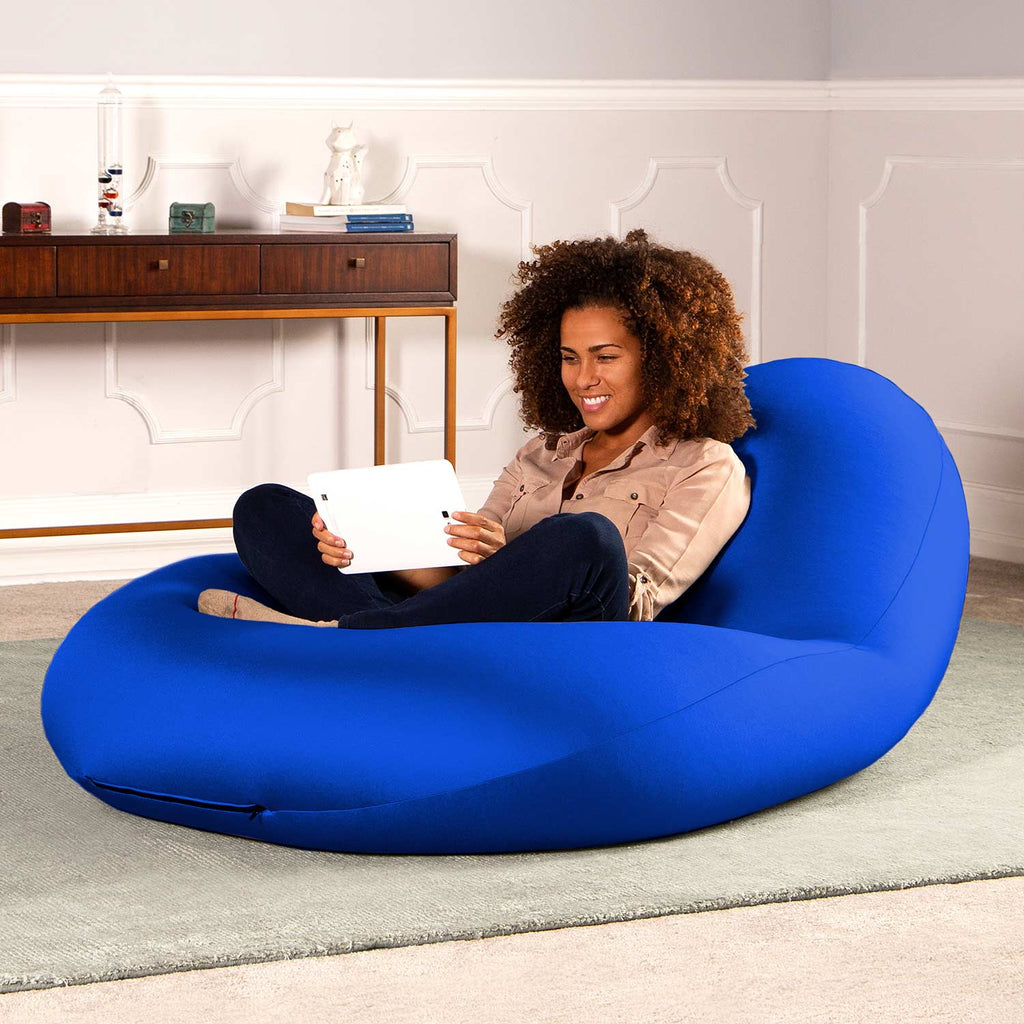 Jaxx Bean Bags Jaxx 5-ft. Giant Bean Bag Chair Blue 