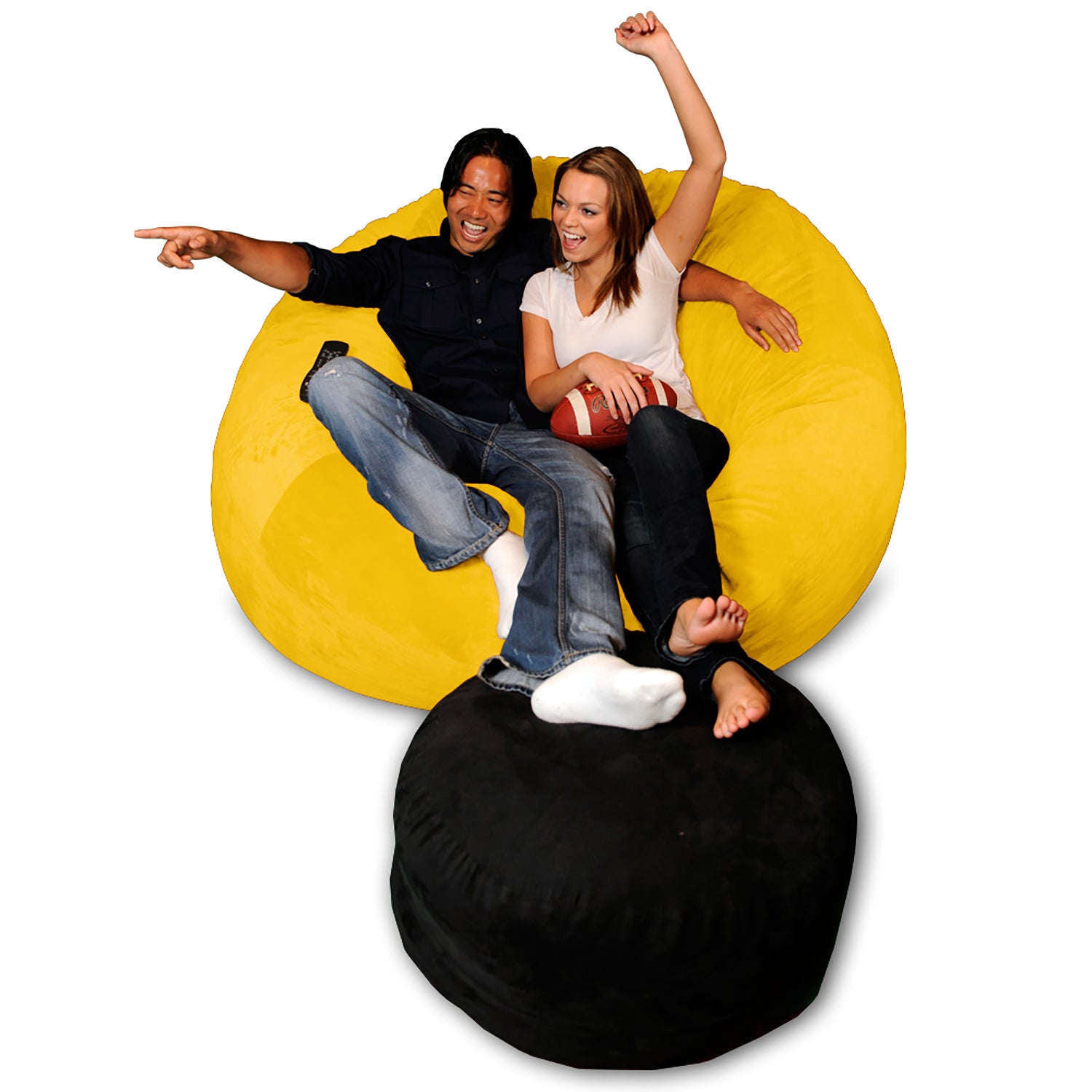 Bomba Regular XL Emoji Waterproof Bean Bag - Yellow price in Egypt | Jumia  Egypt | kanbkam